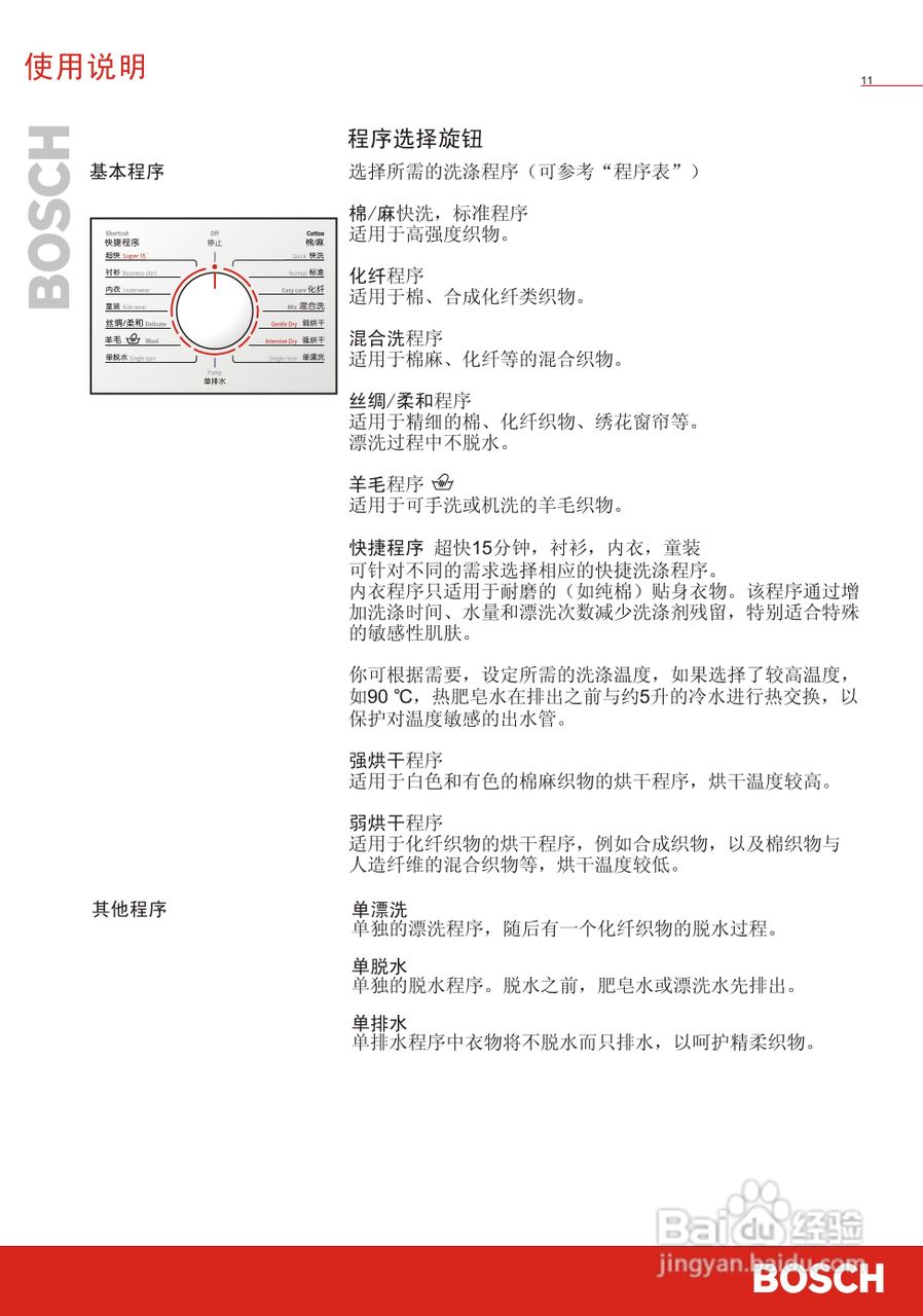 博世WVG20560TI全自动滚筒式洗衣干衣机使用及安装说明:[2]
