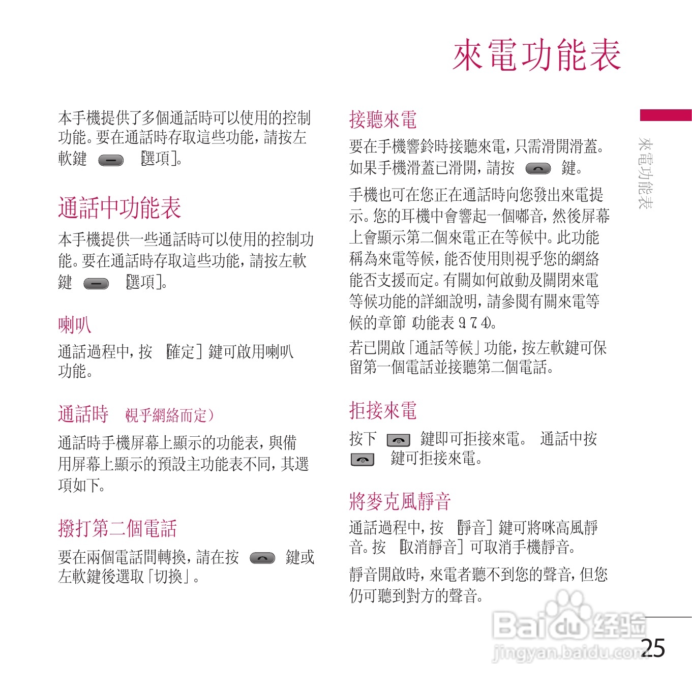 LG KE800手机使用说明书:[3]