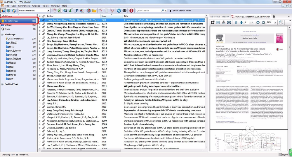 怎么利用endnote软件找到要投稿的目标期刊？