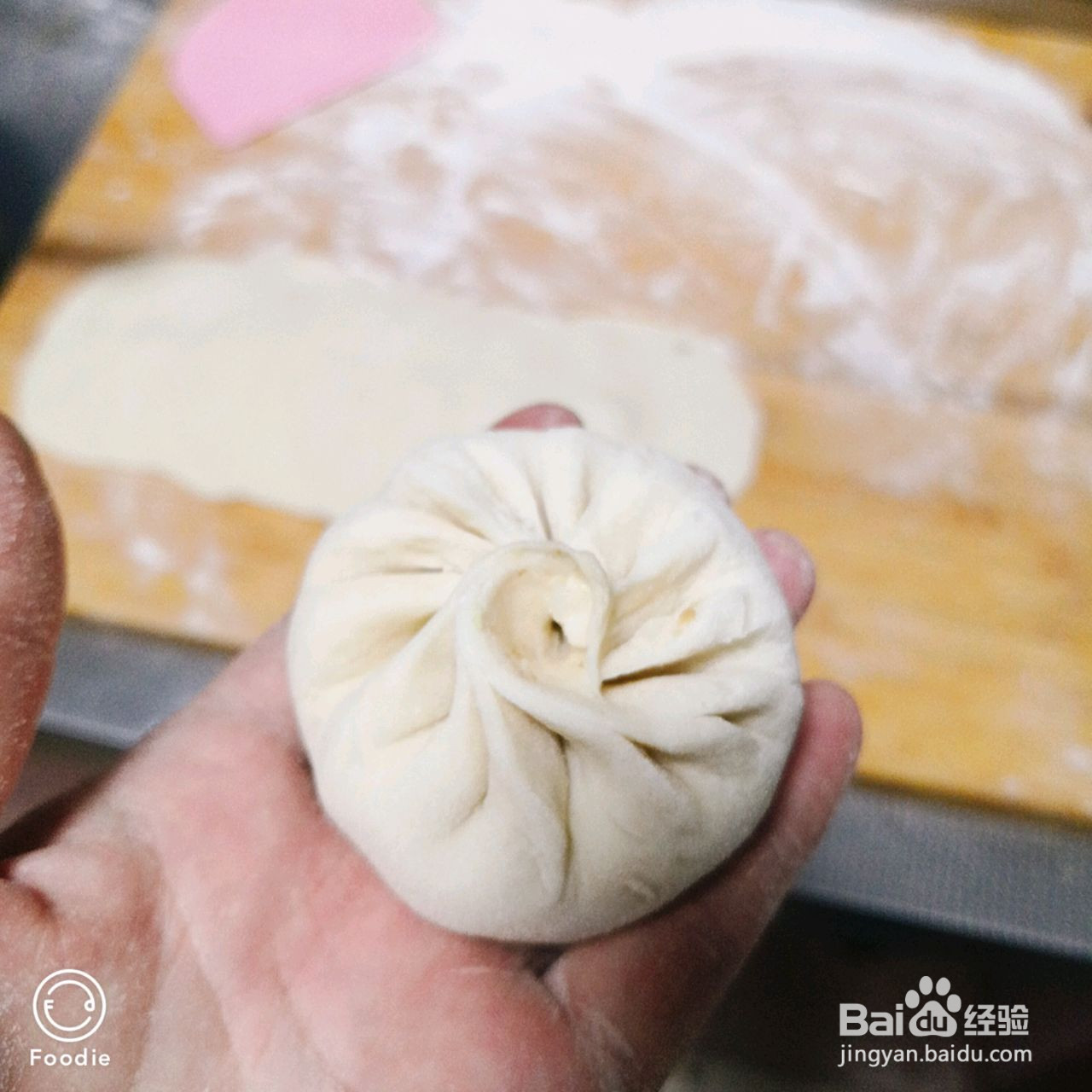 酱肉香菇冬笋包子的做法