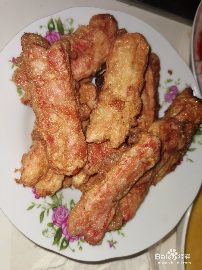 馋哭朋友的煎蟹柳蟹肉棒