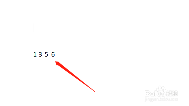 数字之间间距突然变大