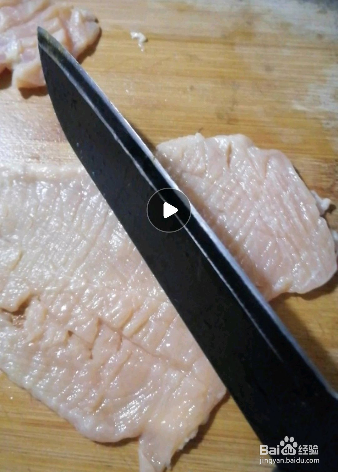 炸鸡排附自制面包糠的做法