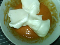 新手也会做的西红柿戚风蛋糕