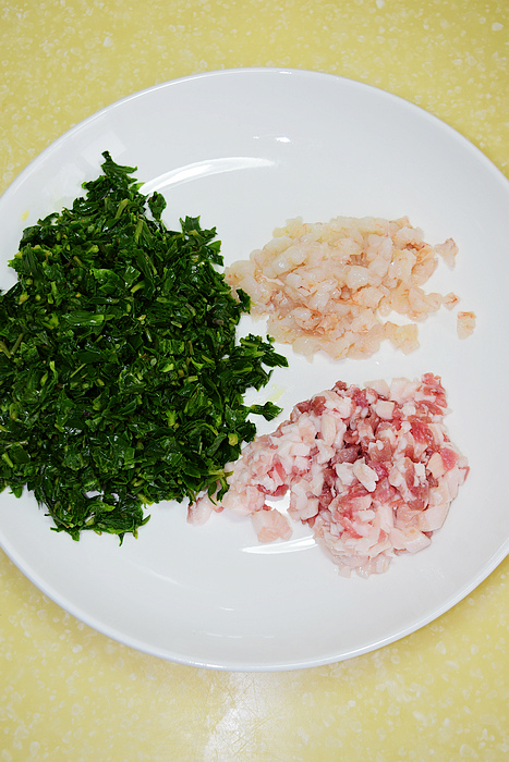 山苜楂虾仁饺子