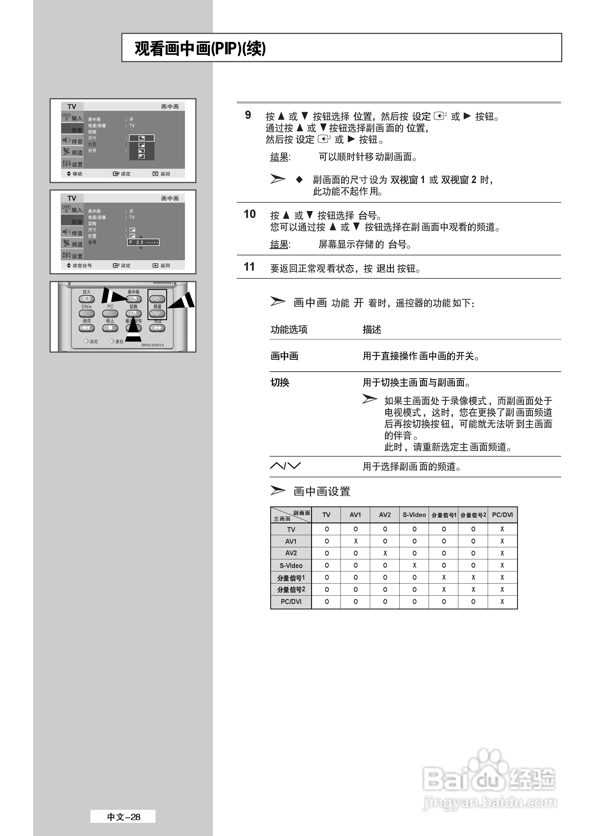 三星LS40A23W液晶彩电使用说明书:[3]