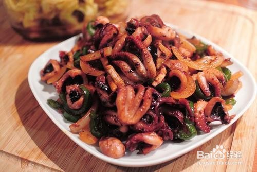 家常干鱿鱼的做法