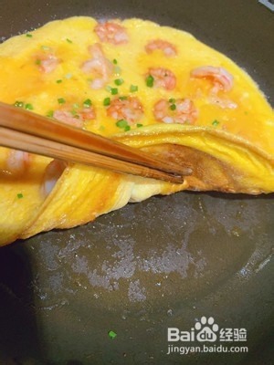 教你做超容易虾仁煎蛋