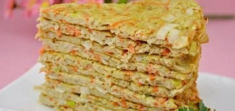 胡萝卜鸡蛋饼早餐