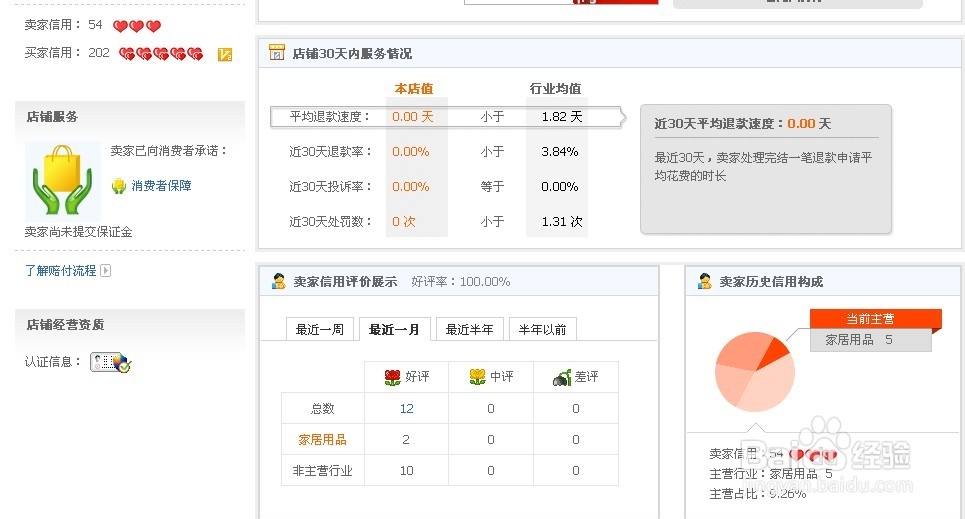 淘宝怎么查看卖家信誉