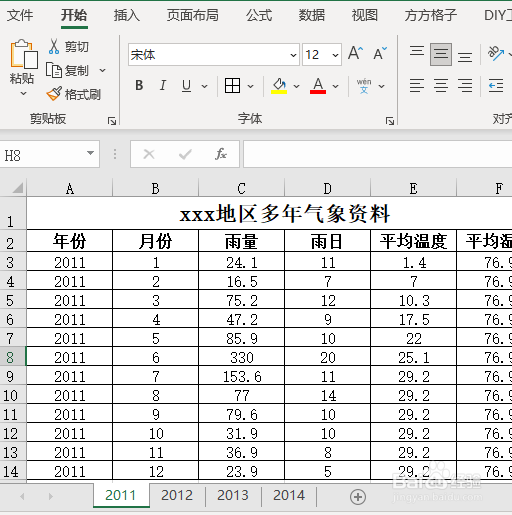 怎么汇总多张表格数据平均值？