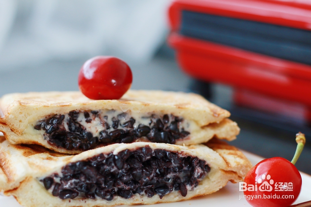 香香脆脆的米芝士三明治吐司轻食机早餐