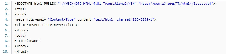 基于注解的SpringMVC+freemarker环境搭建