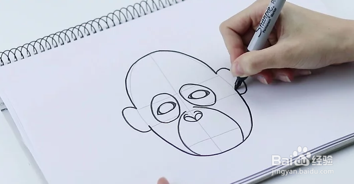 怎么绘制猴脸