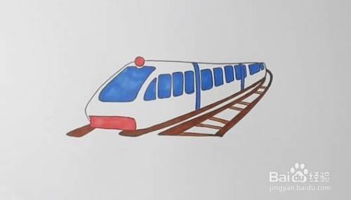 高铁怎么画简单又好看