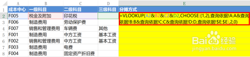 VLOOKUP函数如何根据多个列的多个条件进行查询