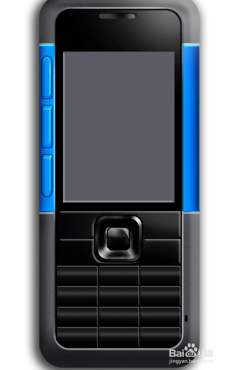 用ps制作nokia手机效果图