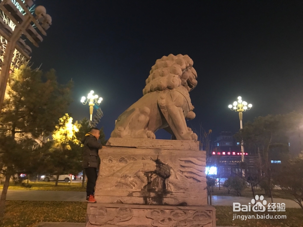 怎样拍摄石狮子