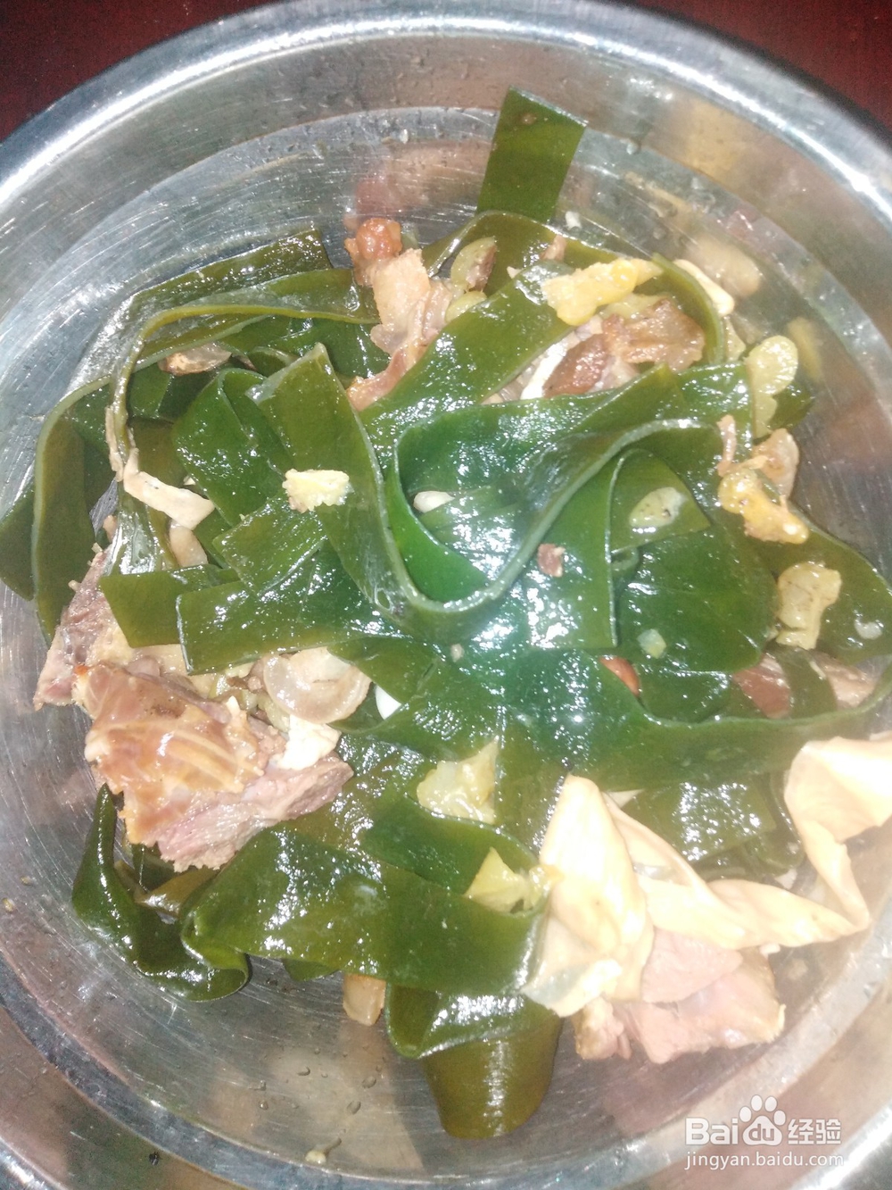 腊鸭腿炒青海带