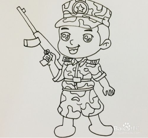 特种兵怎么画