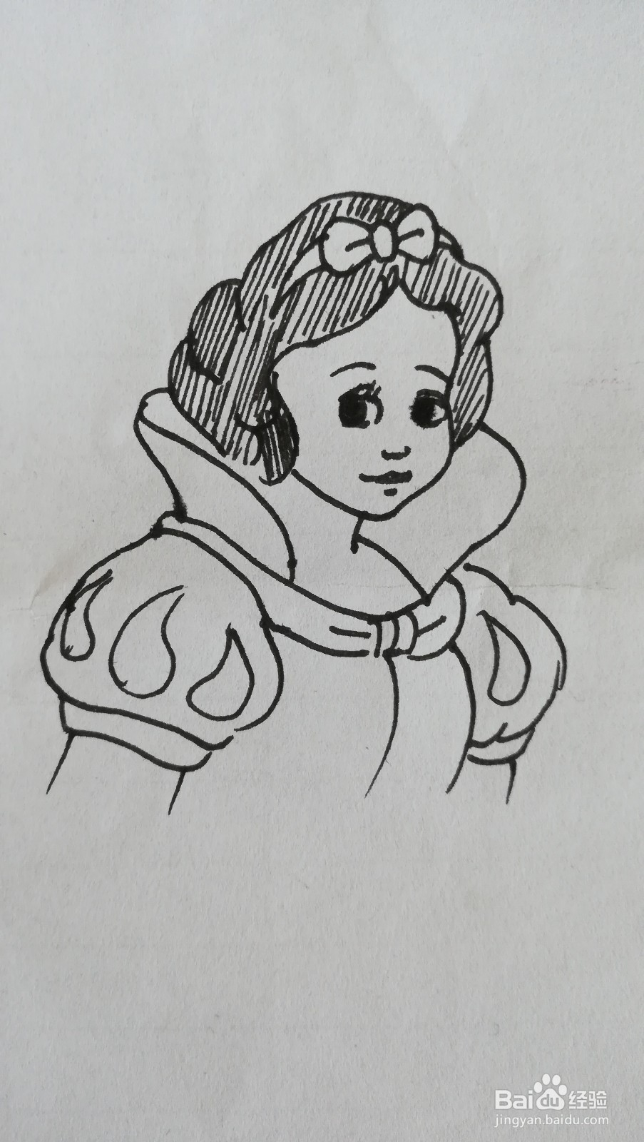 公主肖像简笔画 公主简笔画