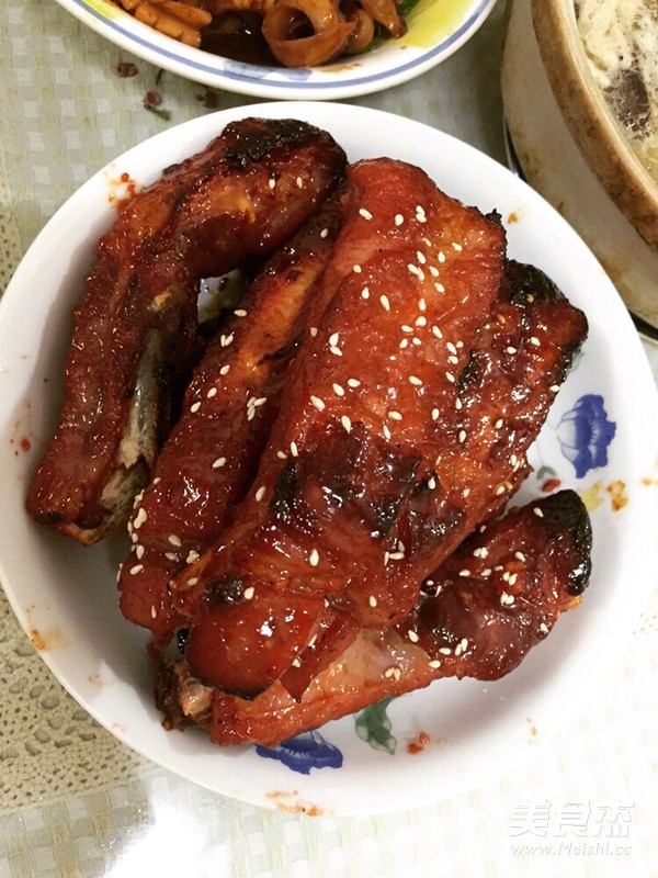 蜜汁烧排骨的做法