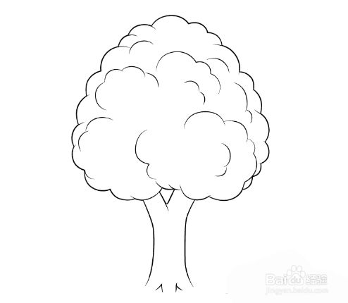 如何画一棵树