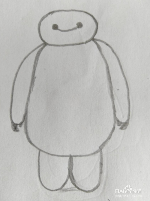 教你画卡通人物简笔画大白