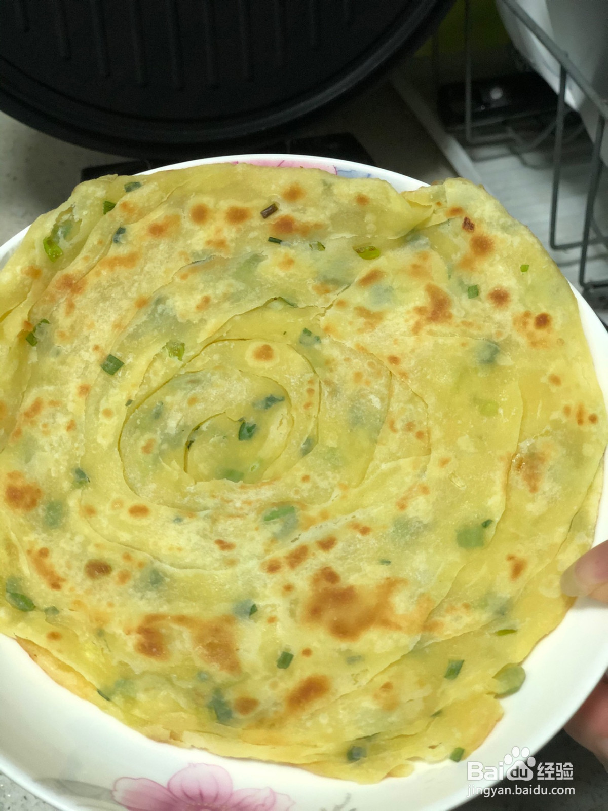 快手葱油饼的做法