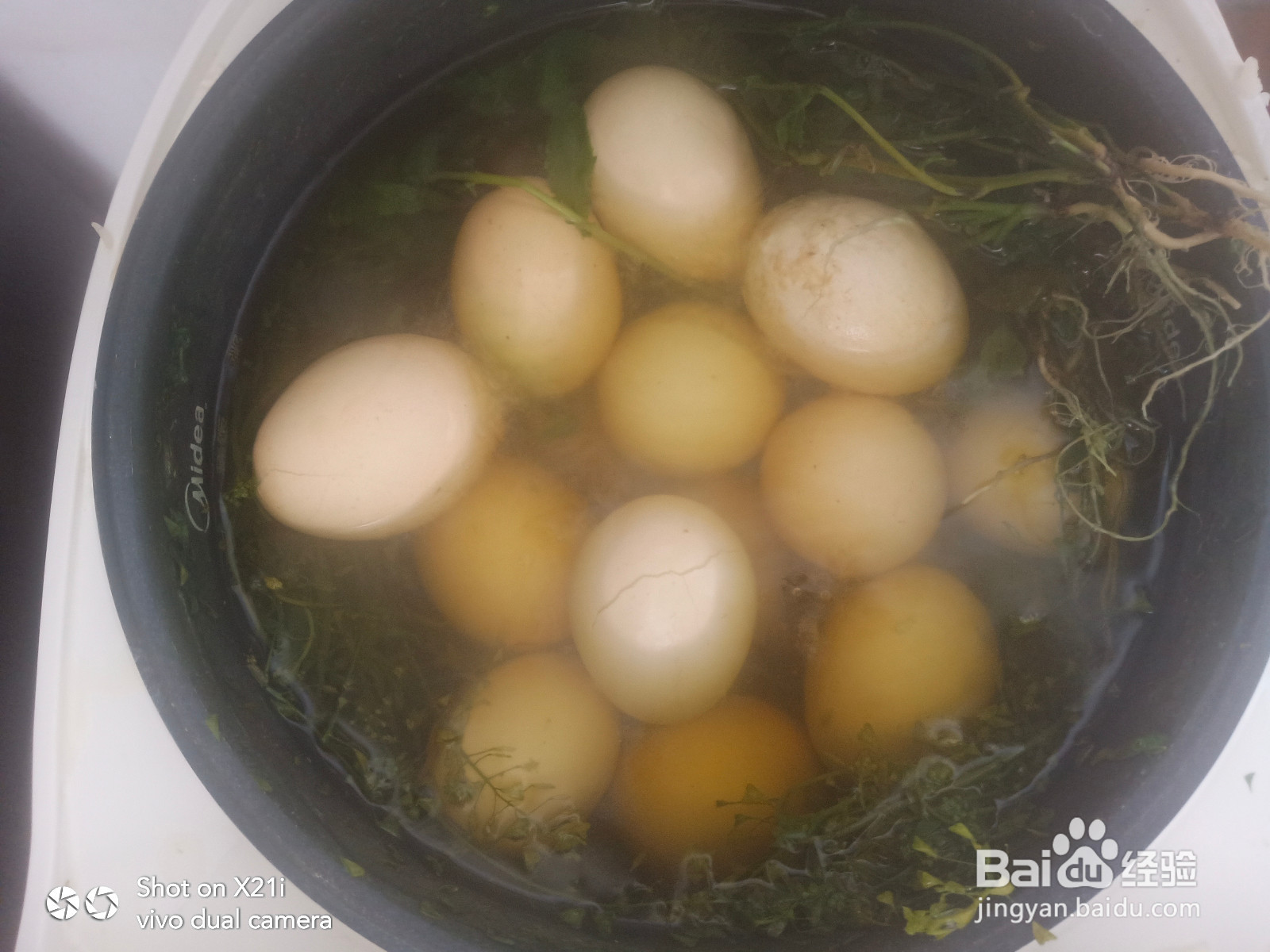 荠菜花煮鸡蛋的做法