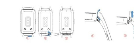 华为手环6怎么把表带拆下来