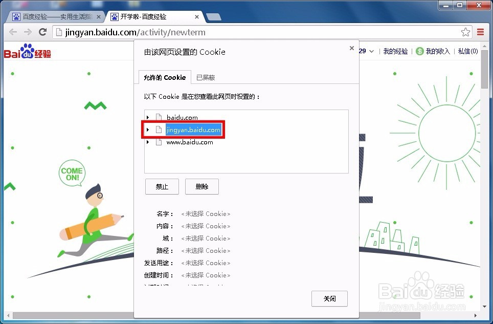 谷歌浏览器chrome怎么清除cookie