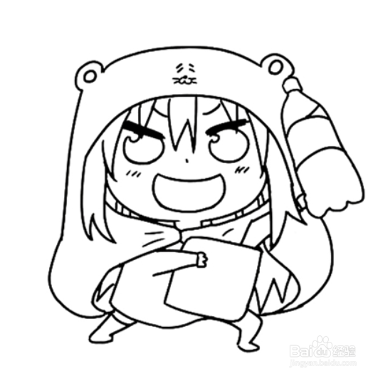 萌萌哒小埋简笔画