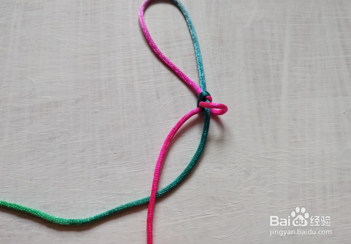 中国绳结里面的金刚结怎样编制?
