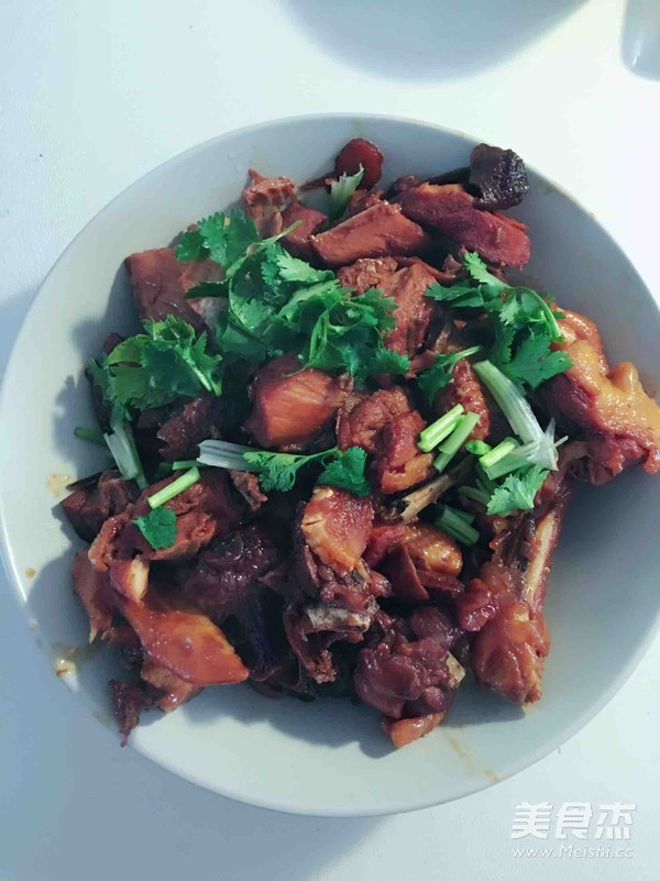 笨鸡炖蘑菇的做法