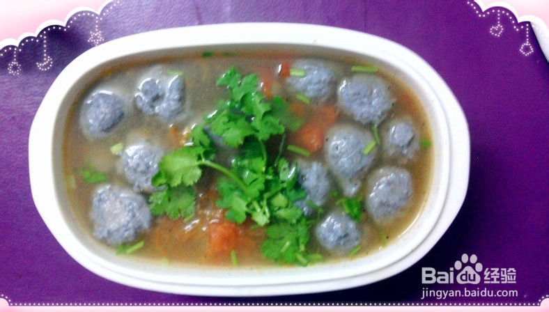 祛湿美味开胃汤—番茄肉末莲藕丸子