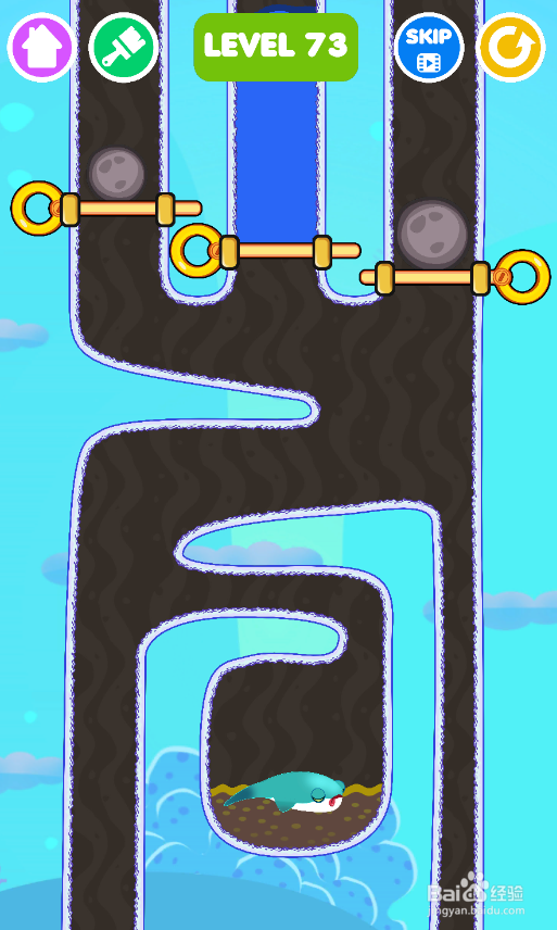 Save The Fish的LEVEL 73怎样过关？