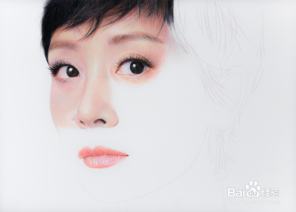 彩铅超写实教程 | 如何画好嘴巴(海清)