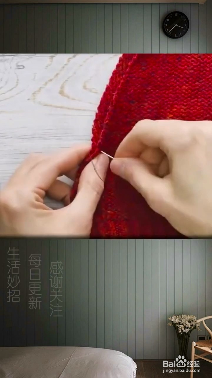 旧毛衣制成手套的小妙招