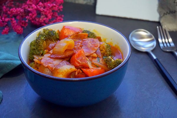 红烩番茄培根咖喱