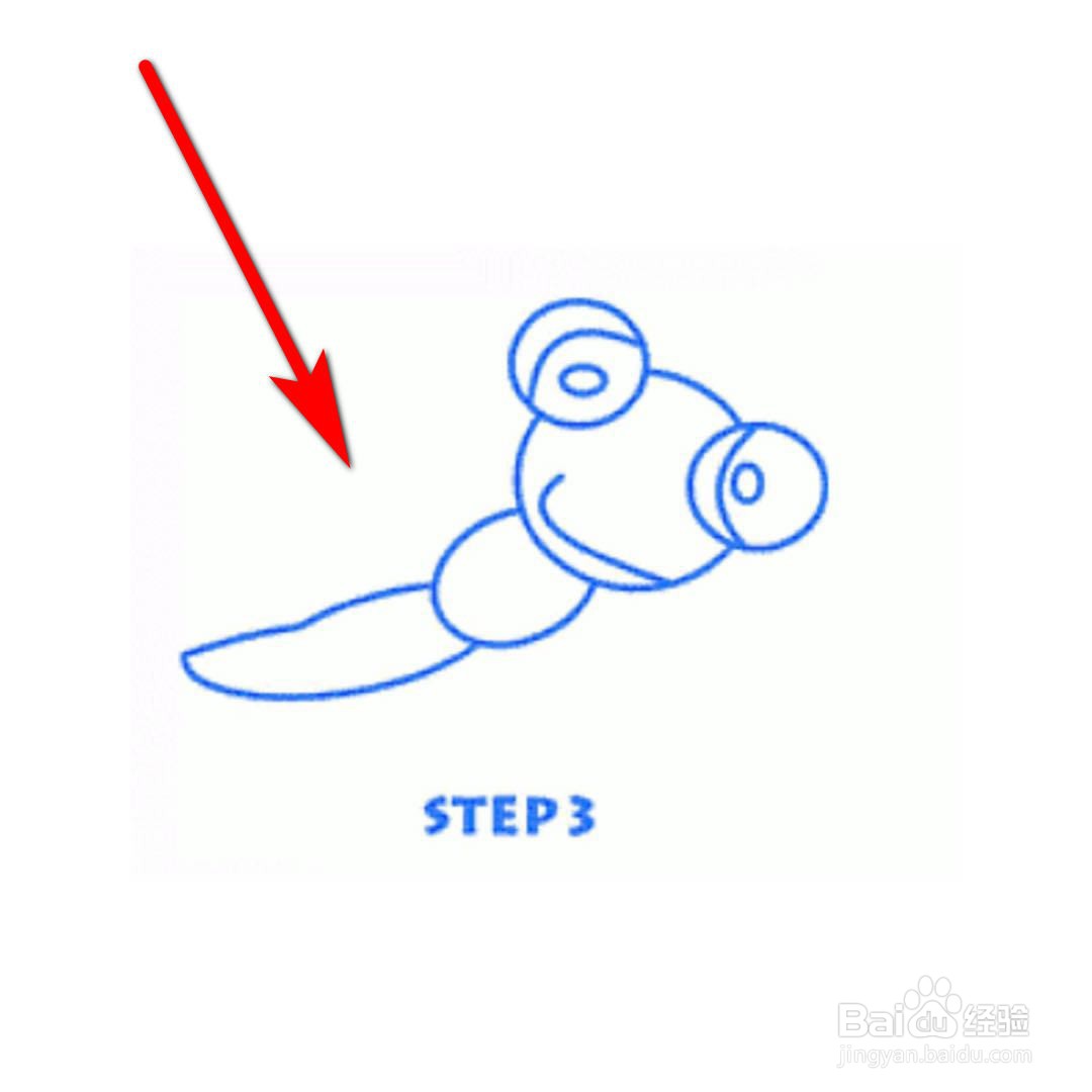 简笔画如何画卡通蜻蜓