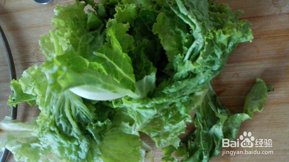 凉拌芝麻蒜蓉生菜