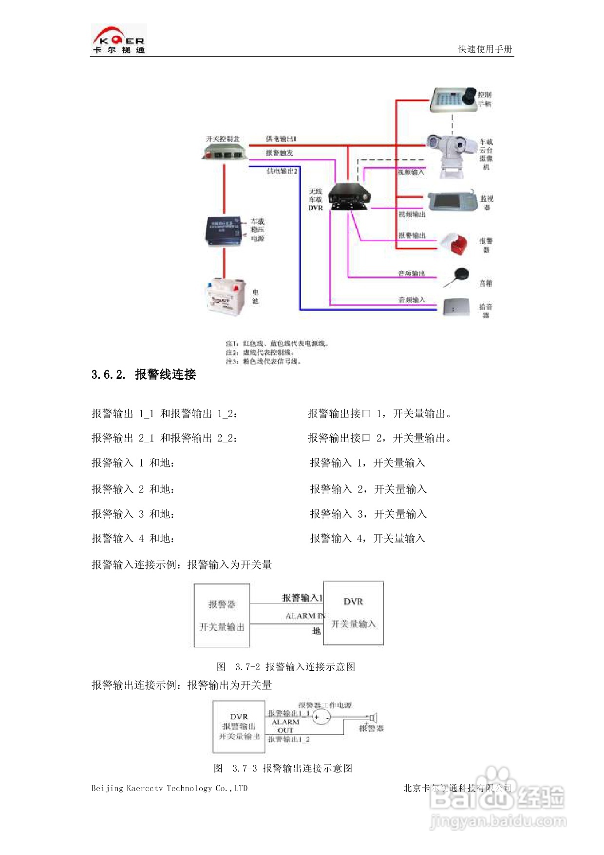 KEDVR-04DCW车载数字硬盘录像机快速使用手册:[1]