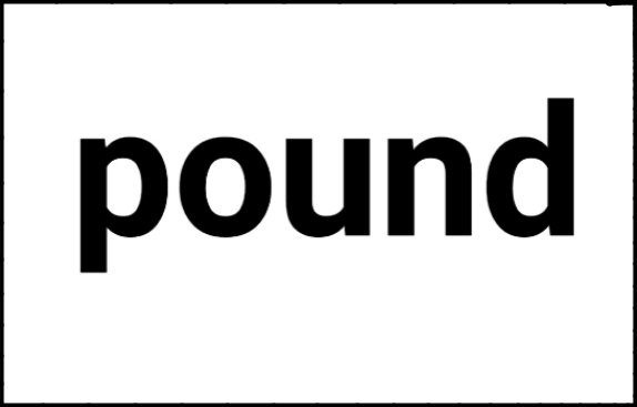 pound怎么读