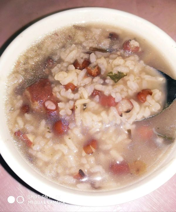 文钱甘排骨红豆粥