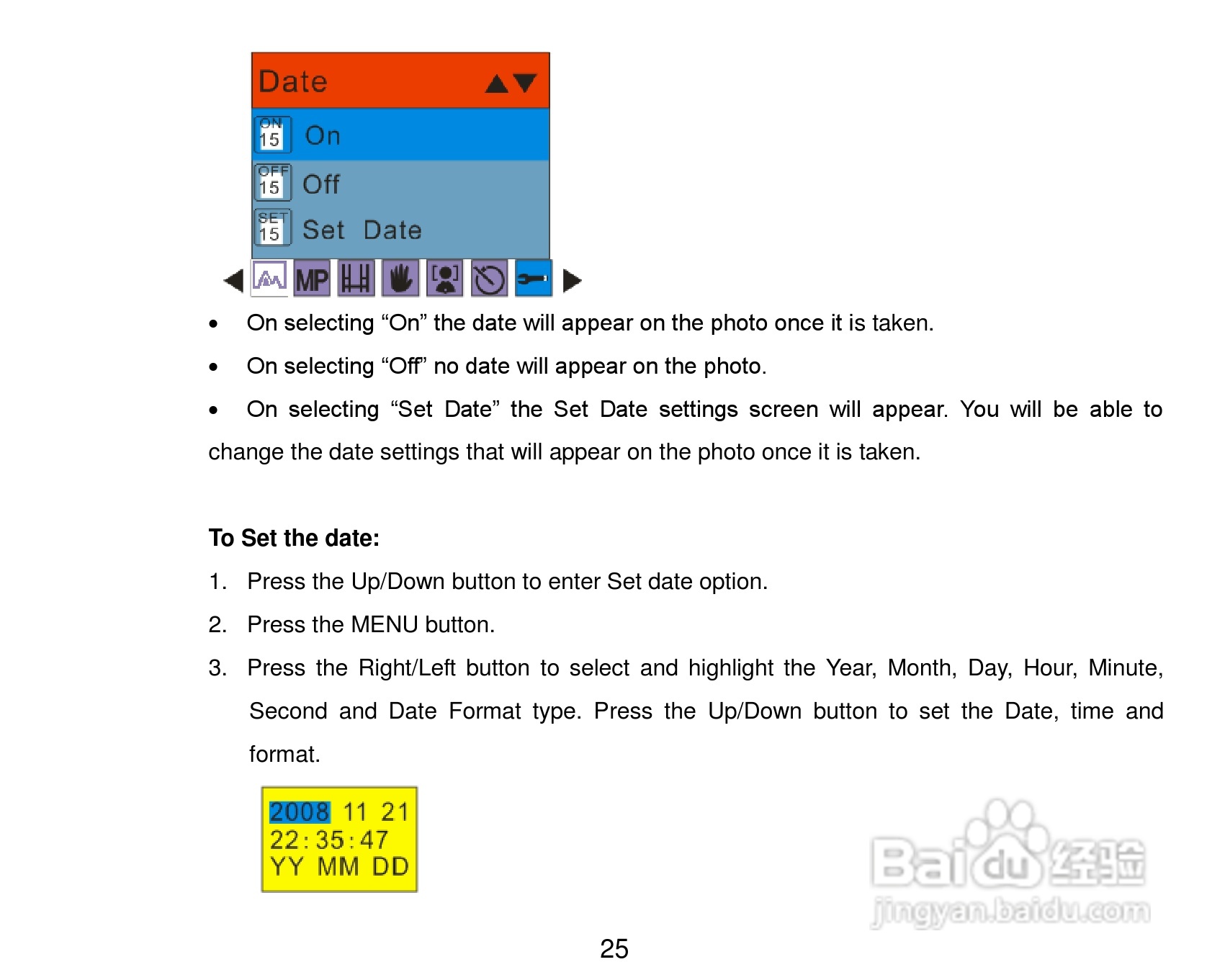 威达ViviCam X024数码相机使用说明书:[3]