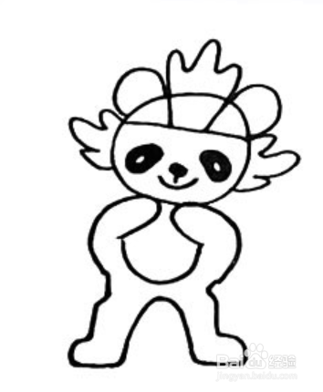 奥运福娃简笔画