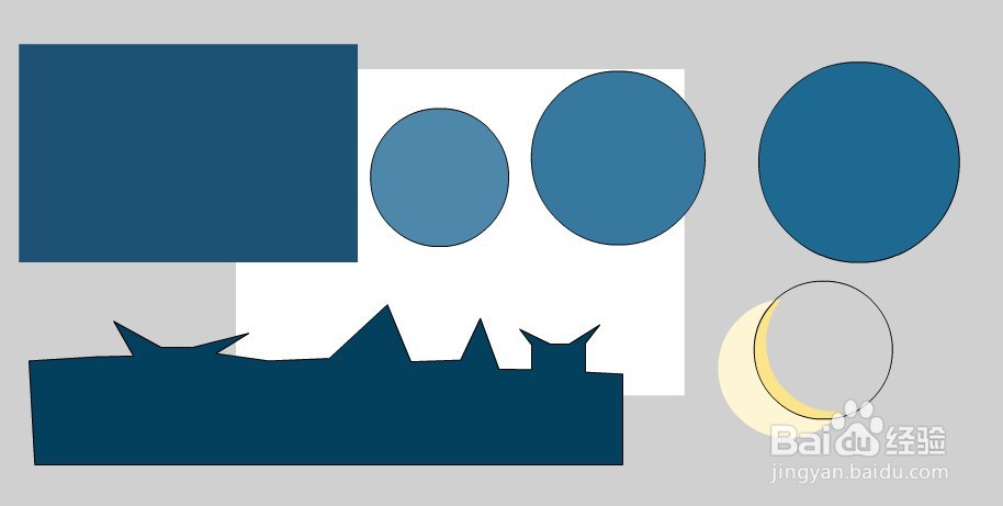 Flash绘制一个好看的夜晚场景