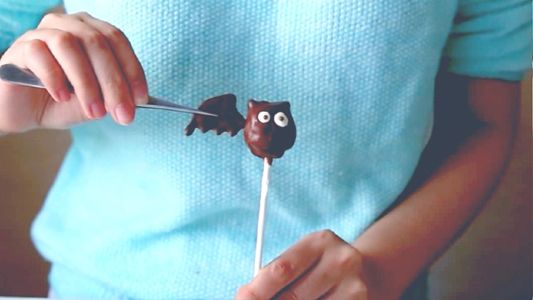 万圣节棒棒糖蛋糕