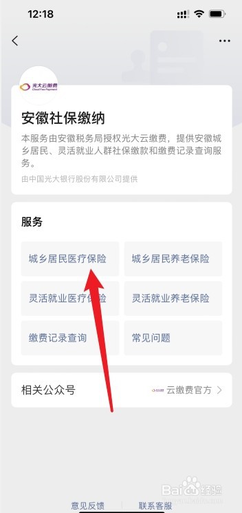 微信怎么交城乡居民医保